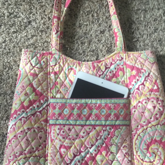 Vera Bradley Capri Melon Tote Bag - Picture 2 of 5